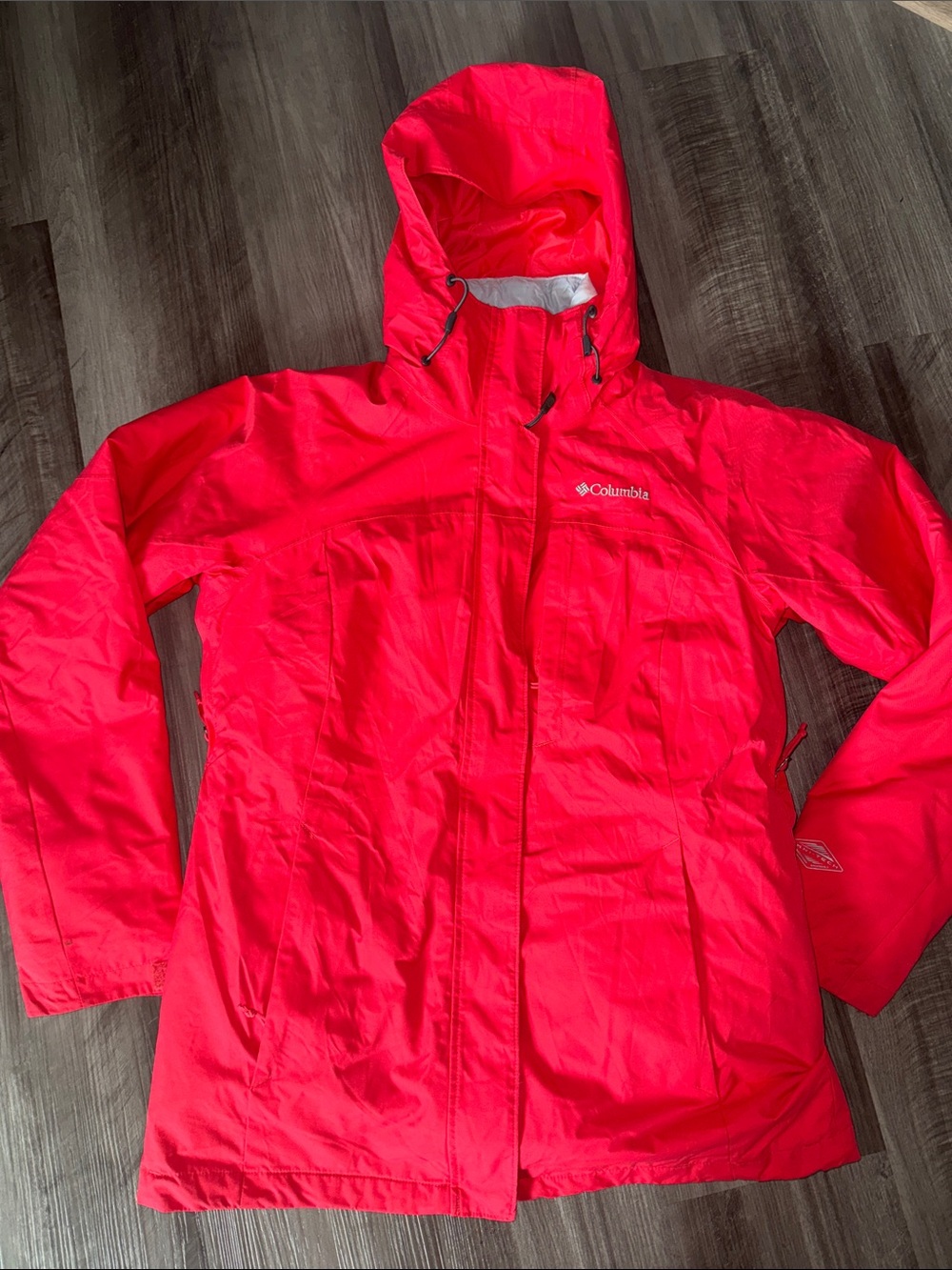 Colombia omni heat interchange jacket coat parka winter red women’s small 3 in 1